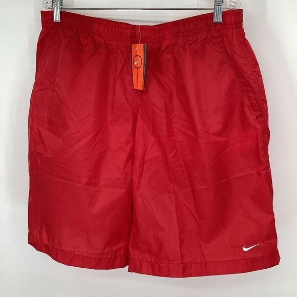Men's Nike Nylon Swim Trunks NEW red 2XL‎ - Picture 1 of 7